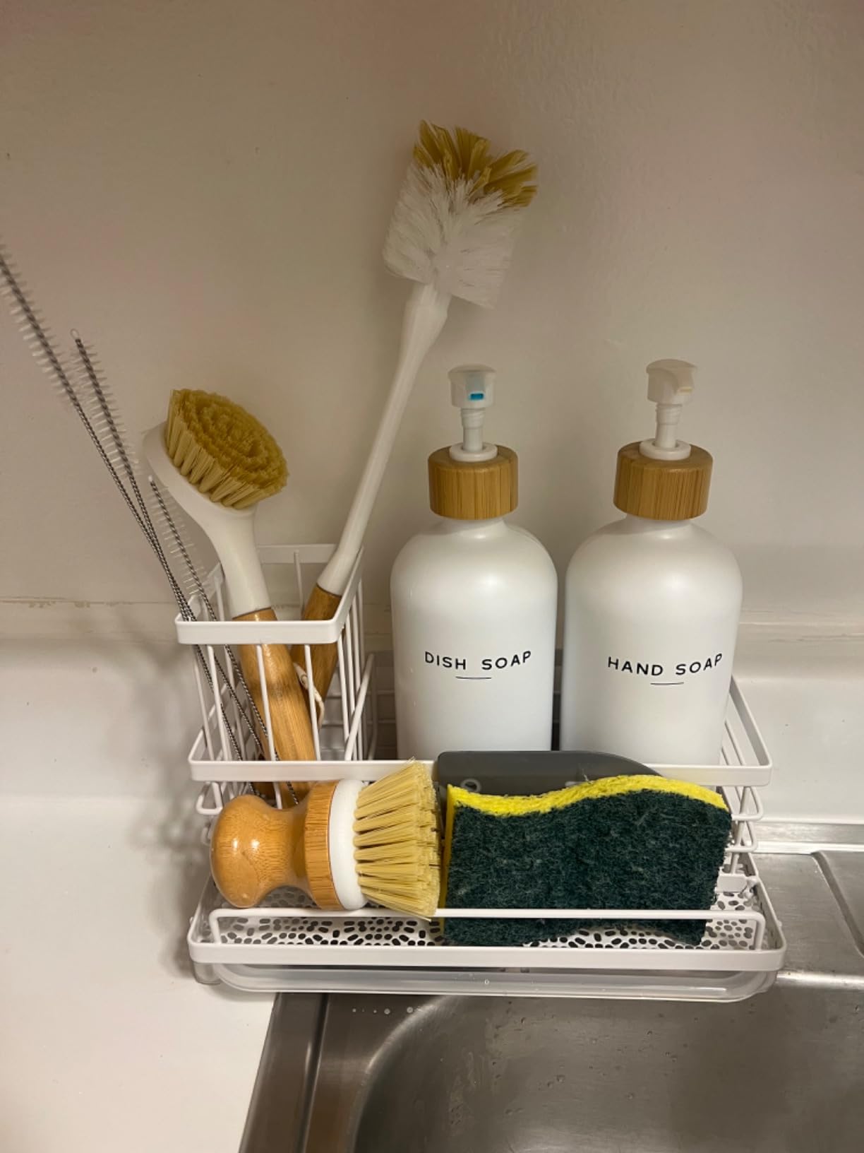 Dish Brush Set – 6-Piece Bamboo Kitchen Brushes