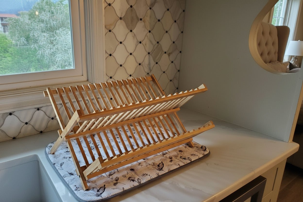 Dish Rack – Bamboo – Natural