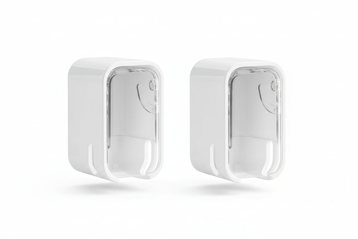 Toothbrush Holders for Bathroom【Innovation Single Slot Design】 2PCS Toothbrush Holder Wall Mounted with Cover for Shower, Single Toothbrush Dispenser Storage Organizer for Family & Travel