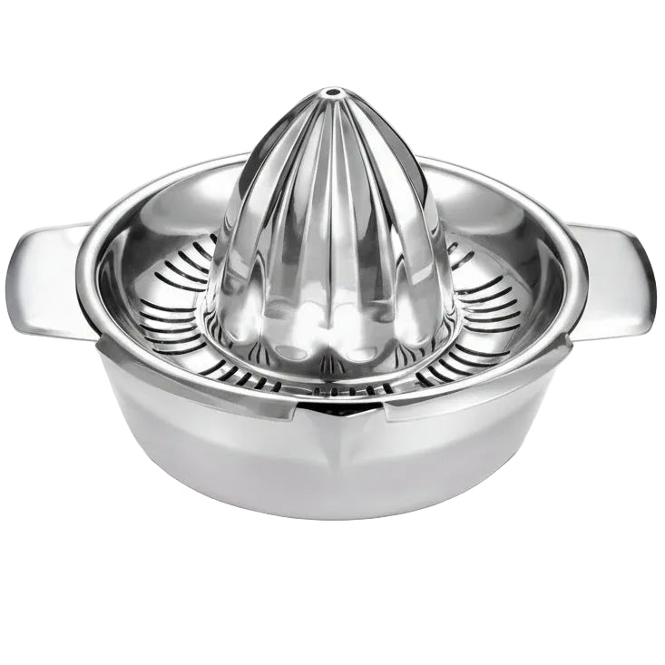 Citrus Lemon Orange Grapefruit Juicer Manual Squeezer 304 Stainless Steel Robust Hand Juicer Reamer Rotation Press with Strainer＆10Oz Bowl, 2 Pour Spouts, Dishwasher Safe, Easy to Clean, Heavy Duty
