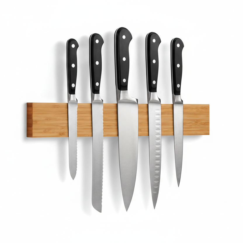 Magnetic Knife Holder – Bamboo