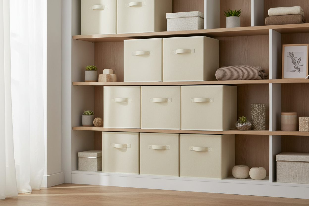 Storage Cube – 11 in – Fabric – Set of 8