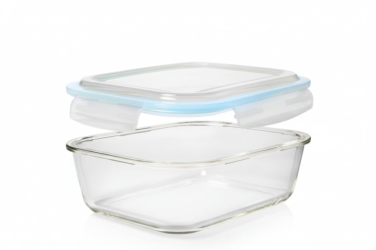 16 Pc (Set of 8) 30 Oz Glass Meal Prep Containers with Lids, Airtight Large Glass Food Storage Containers, Reusable Leak Proof BPA Free, Freezer to Oven and Dishwasher Safe