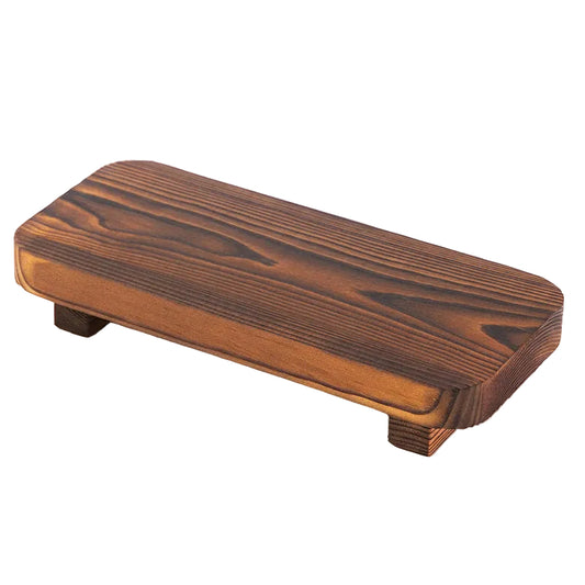 Wood Risers for Decor Display, Bathroom Counter Sink Decor, Dish Soap Tray Wood Tray for Kitchen Counter, Small Wooden Soap Stand, Wood Soap Pedestal, Soap Dispenser Stand Modern Farmhouse