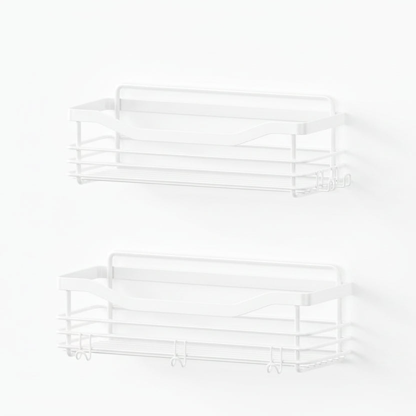Shower Caddy – 2 Pack – Adhesive – Stainless Steel – Silver
