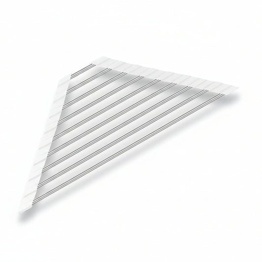 Sink Caddy Sponge Holder for Kitchen Sink, Small Dish Drainer for Kitchen Counter, Triangle Sink Brush Drainer Rack, Collapsible Dishes Drying Rack over Sinks, Dishrack Utensil Holder Dryer White