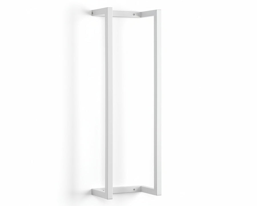 Towel Rack for Rolled Towels, Towel Rack for Bathroom,Wall Mounted Metal Bathroom Organizer, Bath Towel Holder Wall for Modern Small Space Bathroom Towel Storage (White)