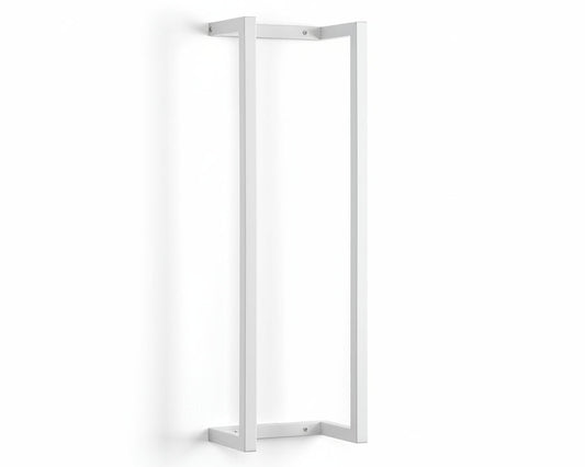 Towel Rack for Rolled Towels, Towel Rack for Bathroom,Wall Mounted Metal Bathroom Organizer, Bath Towel Holder Wall for Modern Small Space Bathroom Towel Storage (White)