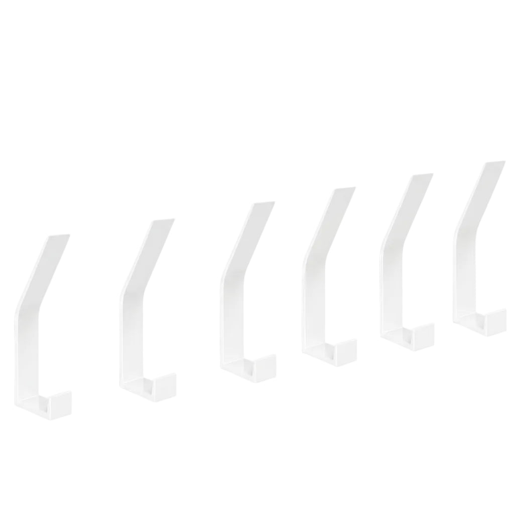 Wall Hook – Heavy Duty – Aluminum (White)