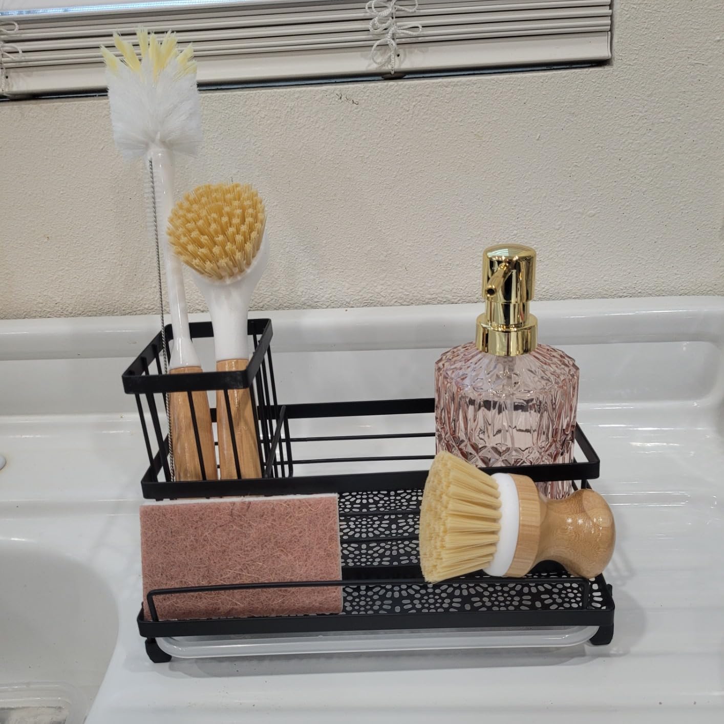 Dish Brush Set – 6-Piece Bamboo Kitchen Brushes