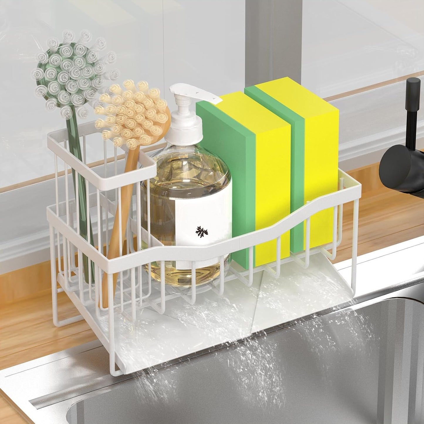 Sink Caddy – Stainless Steel – Self-Draining