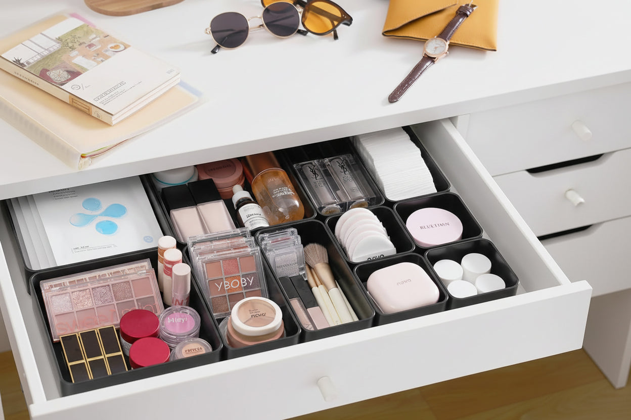 Stackable Drawer Organizer Trays – 11-Piece Set