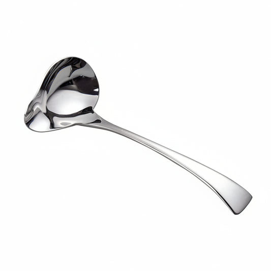 Small Sauce Ladle with Pouring Spout 18/10 Stainless Steel Sauce Drizzle Spoon, 7Inch