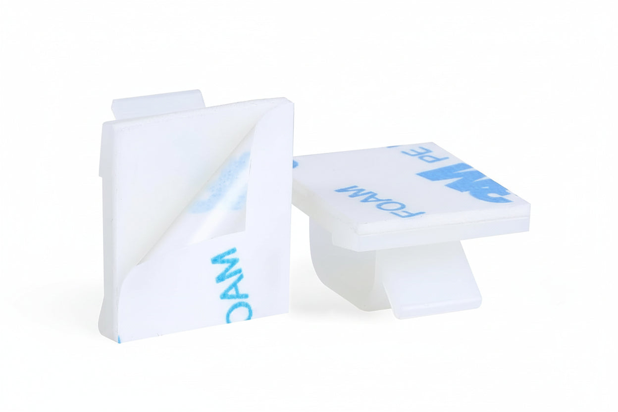 120 Pcs  Adhesive Cable Wire Clips White, Cable Staples Outdoor Cable Management Wire Organizer Cord Holder for under Desk, Car, Wall, TV PC Ethernet Cable