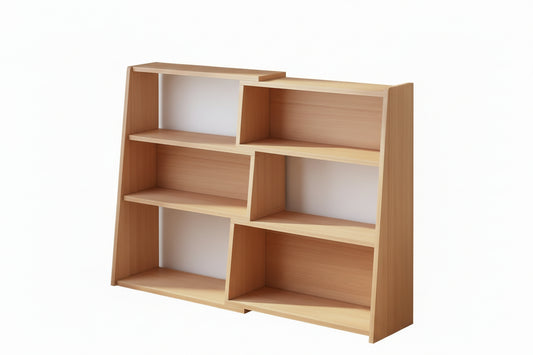 Extendable Wooden Bookcase – Oak