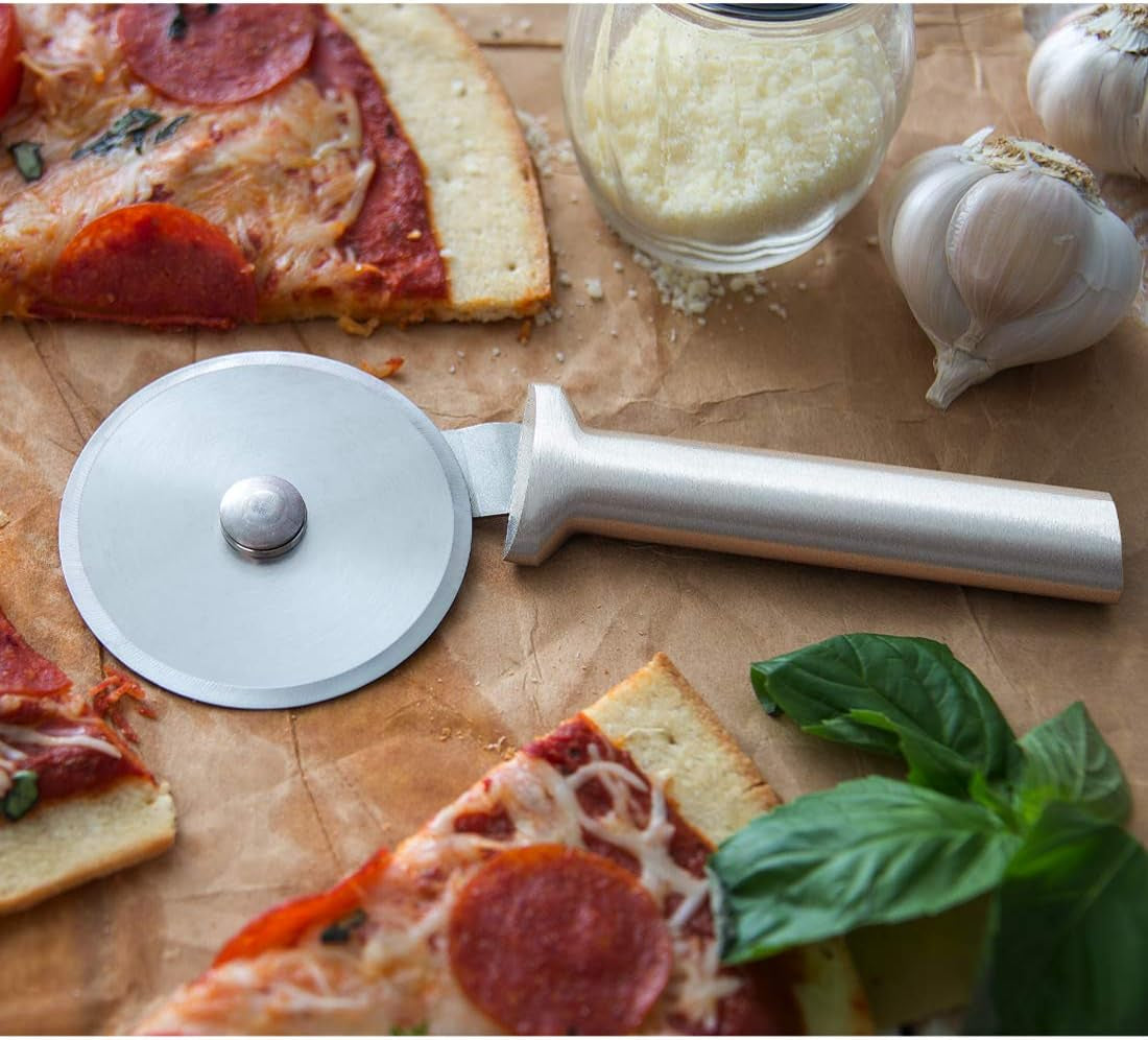 Cutlery Pizza Cutter, Made in USA, Silver Handle