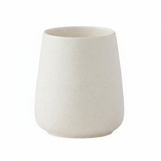 Beige Toothbrush Holder for Bathroom - Ceramic Tooth Brushing Holders, Toothbrush Cup, Toothpaste Organizer for Bathroom Countertop, Makeup Brush Holder, Pen Holder for Home Desktop Storage