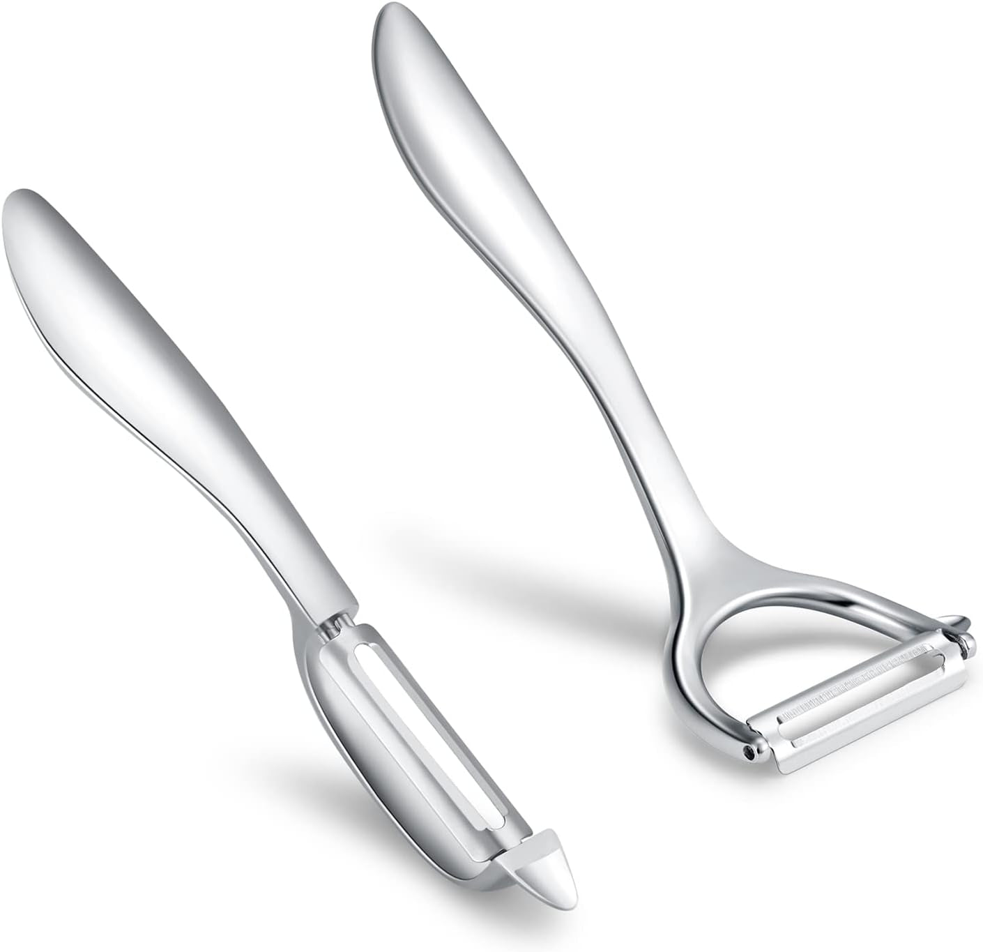 Set of 2 Stainless Steel Vegetable Peeler,Y-Shaped and I-Shaped Stainless Steel Peelers for Potatoes, All Fruits & Veggies¡­